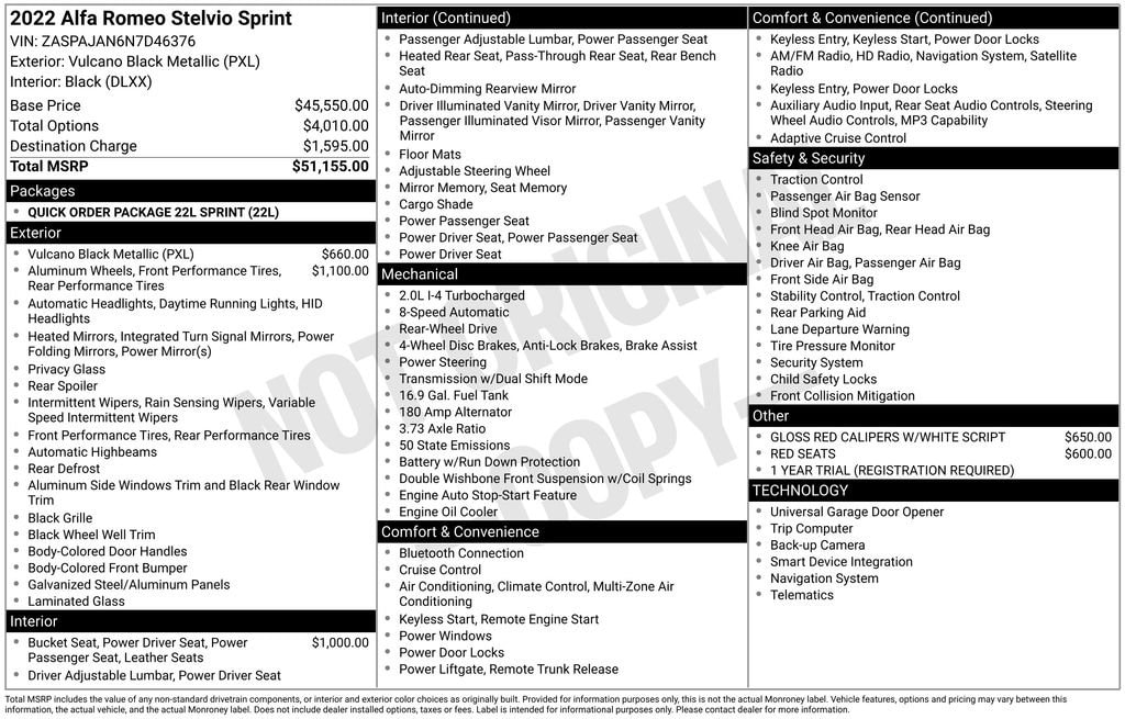 alfa romeo stelvio 2022 ZASPAJAN6N7D46376 image alfa romeo stelvio 2022 ZASPAJAN6N7D46376 image